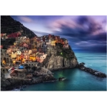 Manarola bei Dämmerung, Cinque Terre, Italy