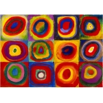 Vassily Kandinsky - Color Study: Squares with Concentric Circles