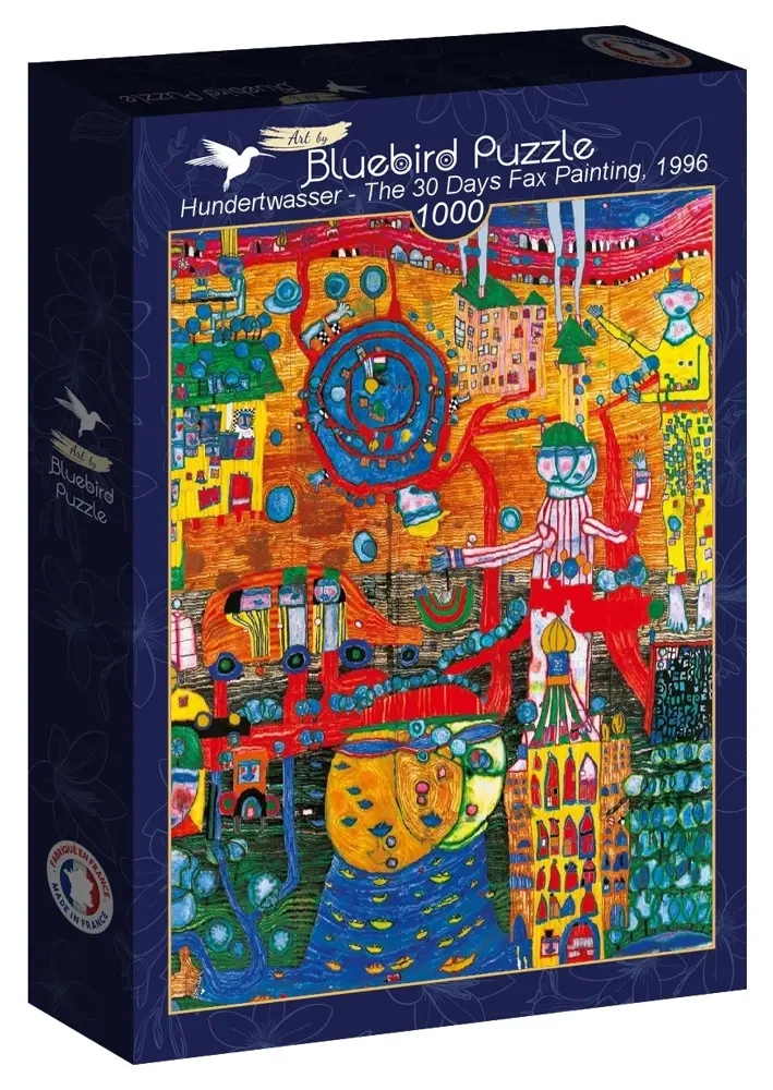 Hundertwasser - The 30 Days Fax Painting, 1996