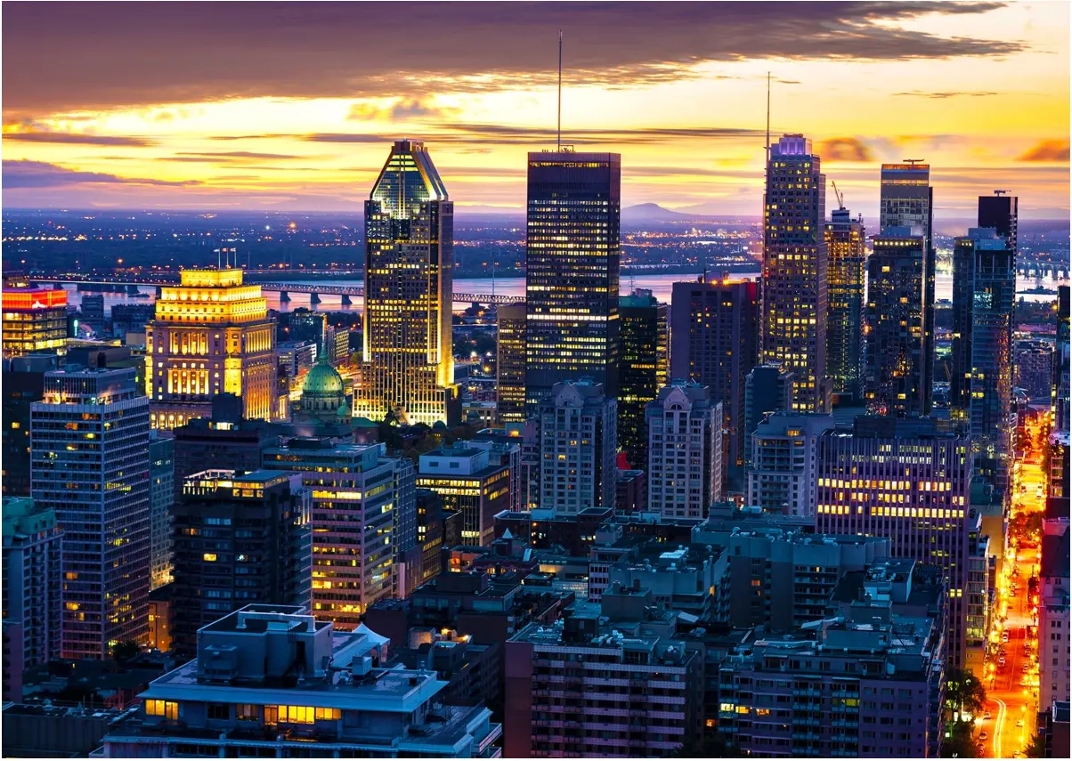 Montreal Skyline by Night, Canada