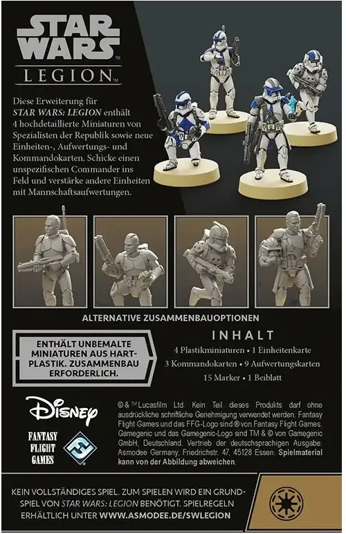 Star Wars: Legion - Spezialisten der Republik - Erweiterung