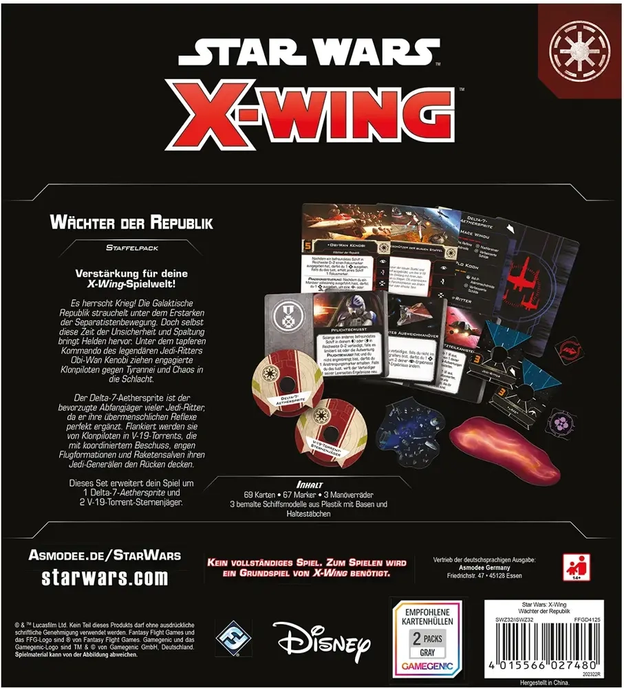 Star Wars: X-Wing 2.Edition - Wächter der Republik Erweiterungspack