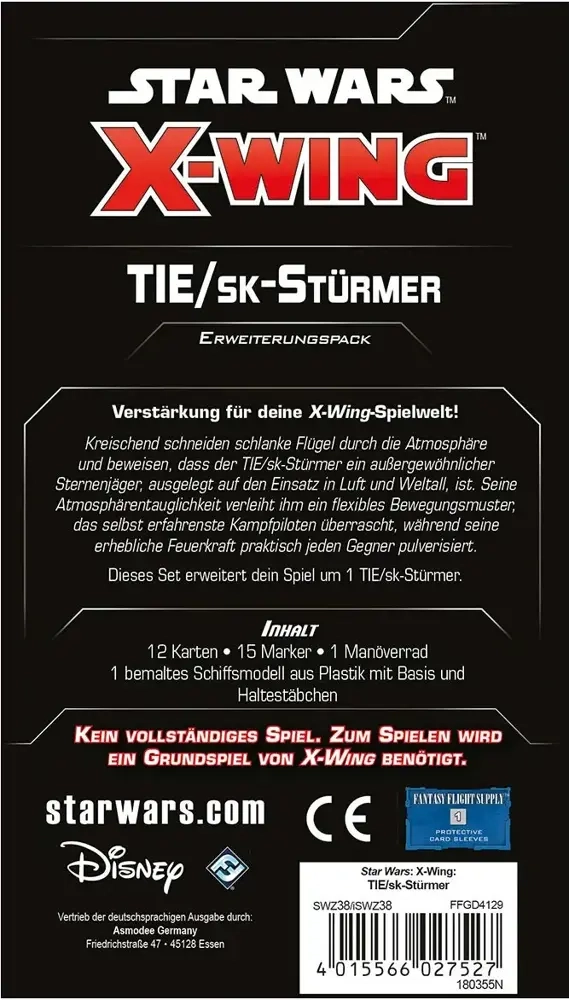 Star Wars: X-Wing 2.Edition - TIE/sk-Stürmer Erweiterungspack