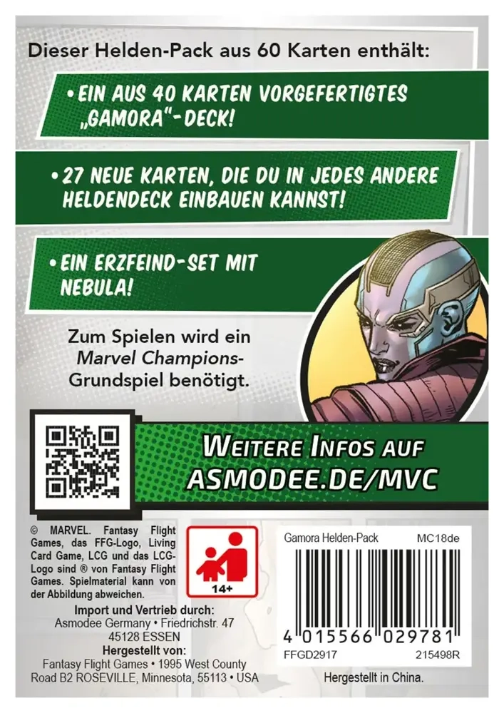 Marvel Champions - Das Kartenspiel - Gamora - Erweiterung