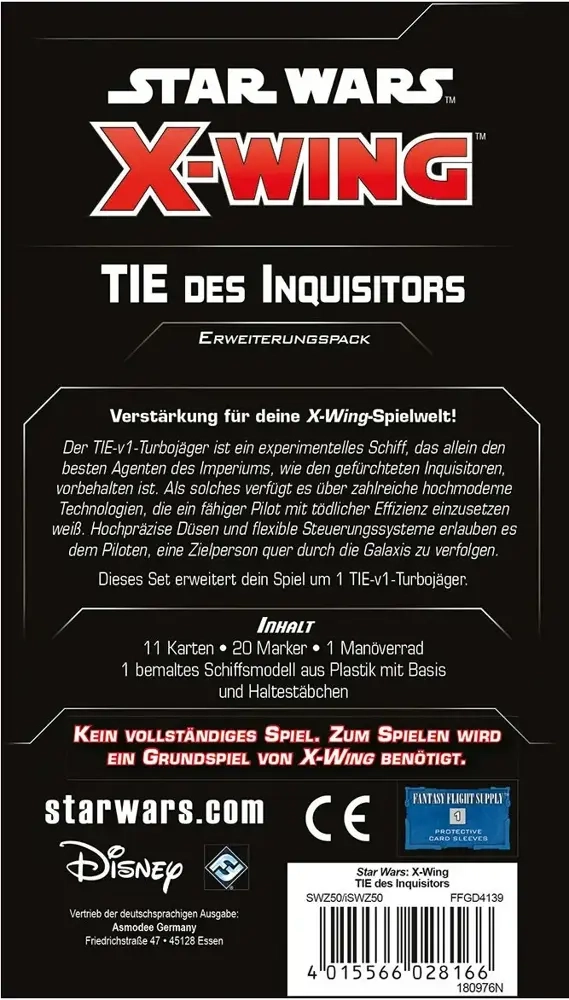 Star Wars: X-Wing 2.Edition - TIE des Inquisitors Erweiterungspack