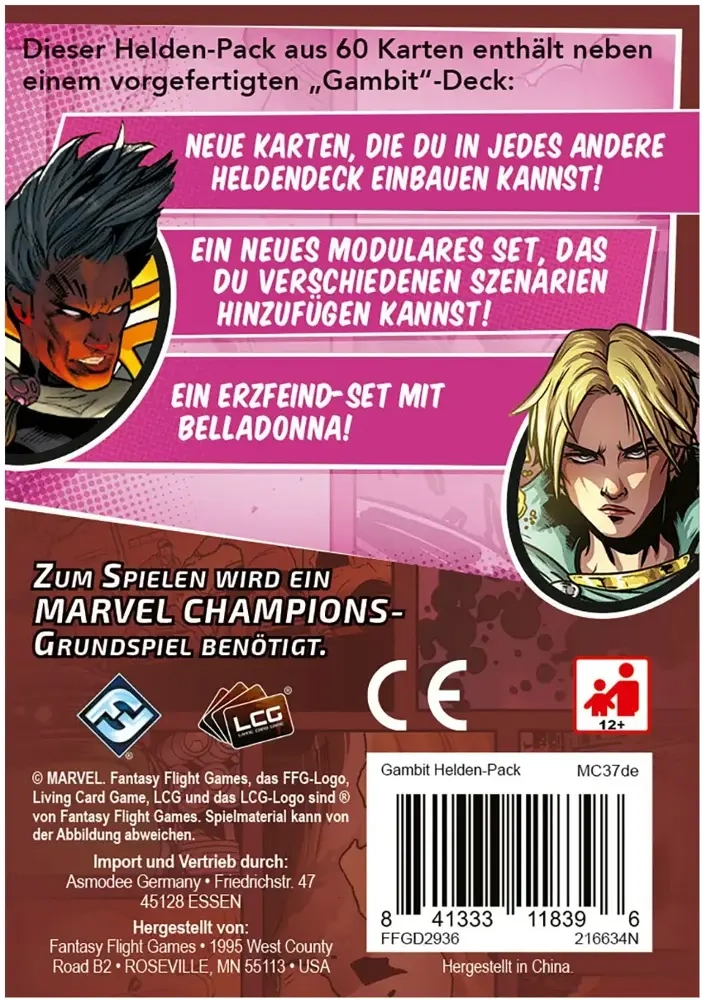Marvel Champions - Das Kartenspiel - Gambit Erweiterung