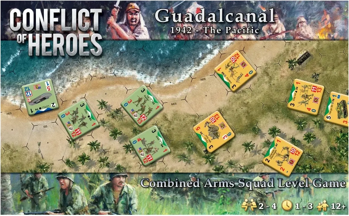 Conflict of Heroes - Guadalcanal Pacific 1942 - EN