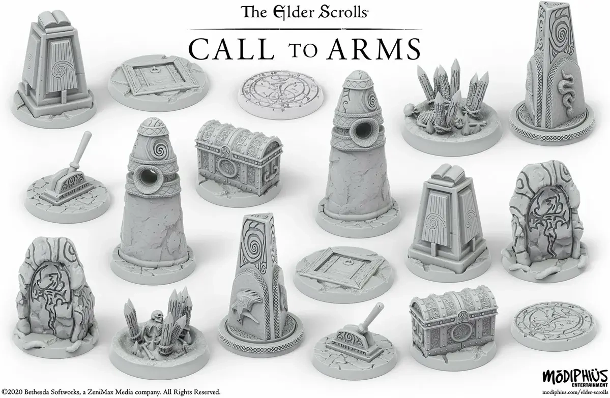 The Elder Scrolls Call to Arms - Markers and Tokens Upgrade Set - EN