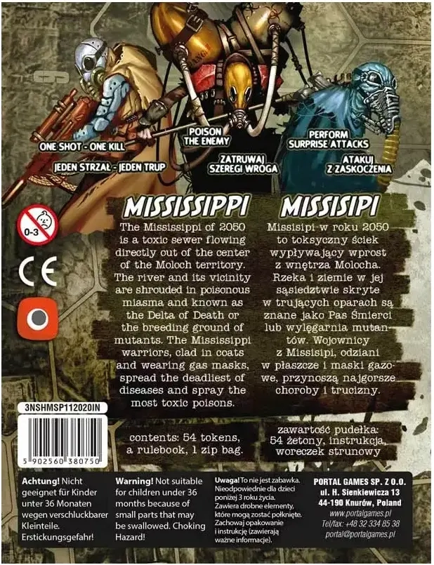 Neuroshima Hex! 3.0 Expansion - Mississippi - EN