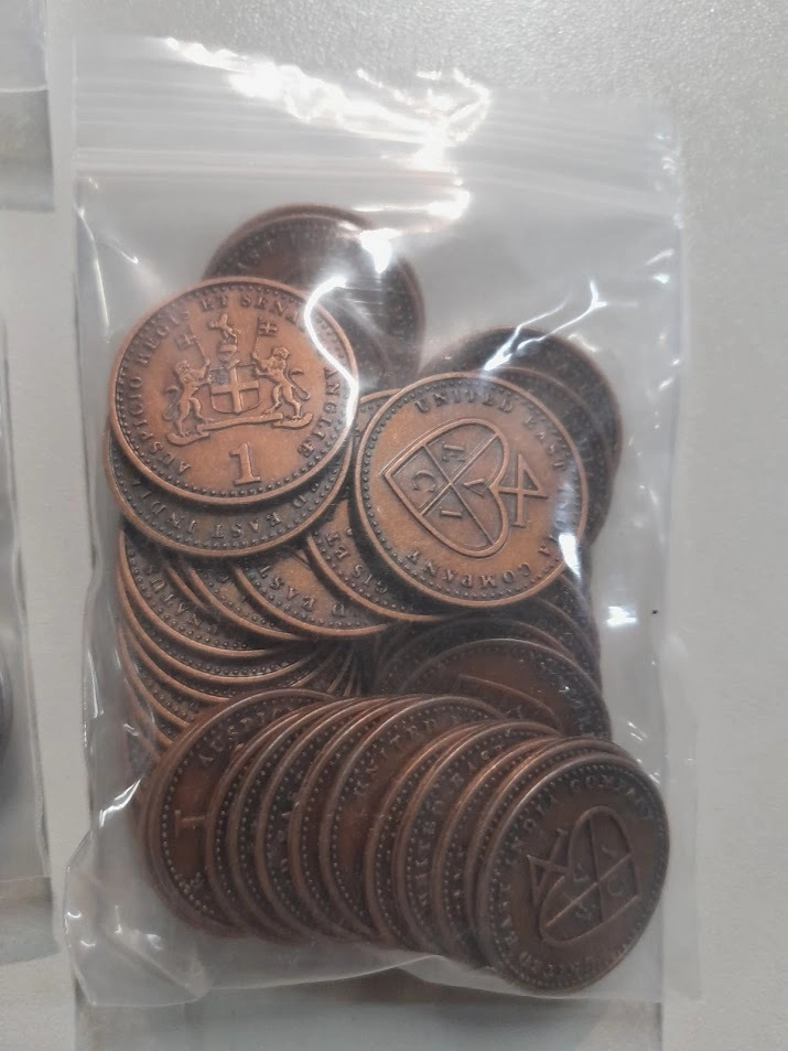 John Company Second Edition Metal Coins Reprint (Münzen)