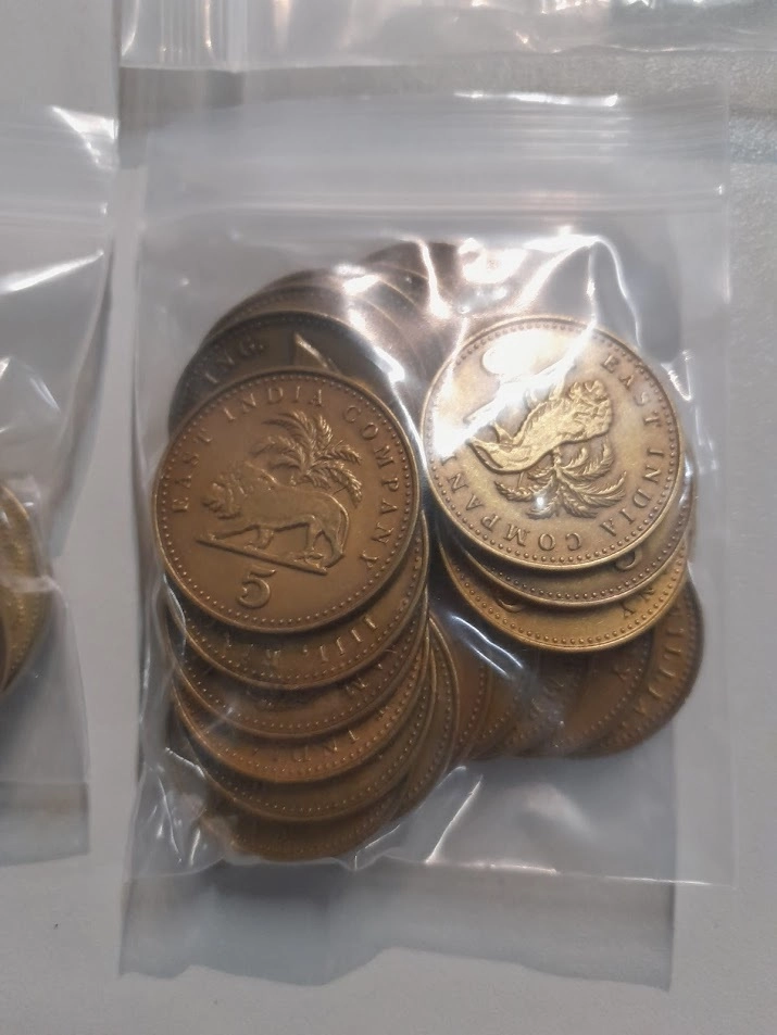 John Company Second Edition Metal Coins Reprint (Münzen)