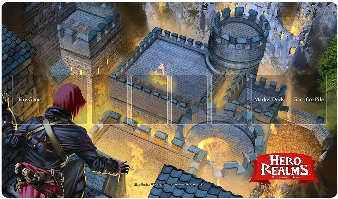 Hero Realms Play Mat Fire Bomb