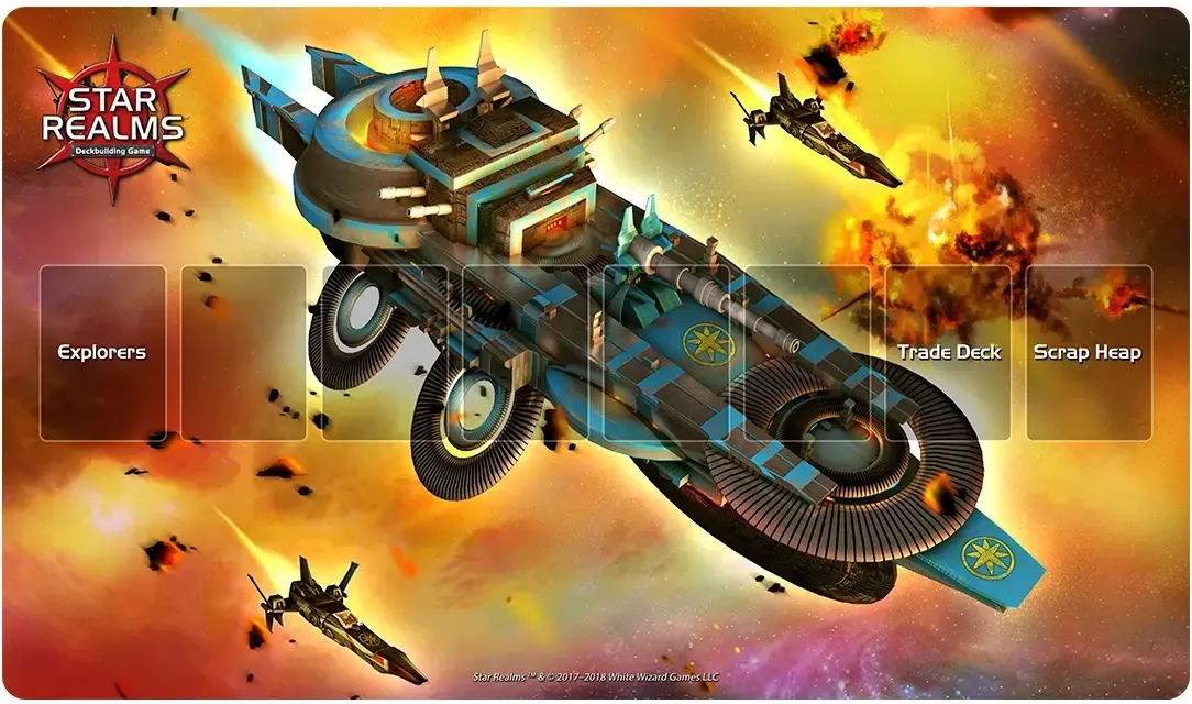 Star Realms Light Cruiser Playmat