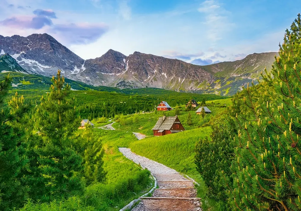 Wanderweg in Tatras, Polen