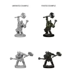 Pathfinder Deep Cuts Unpainted Miniatures - Half-Orc Male Barbarian