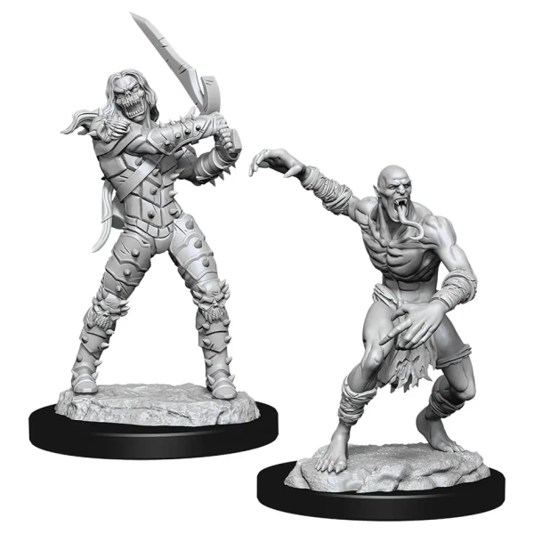 D&D Nolzur's Marvelous Miniatures Miniaturen unbemalt Wight & Ghast