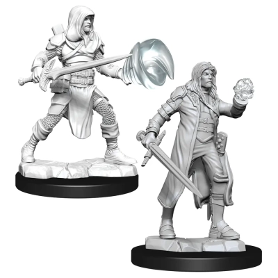 D&D Nolzur's Marvelous Miniatures unbemalt Multiclass Fighter & Wizard Male