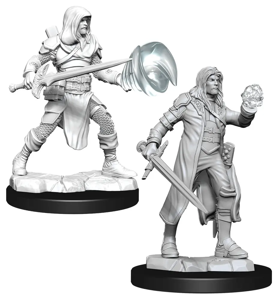 D&D Nolzur's Marvelous Miniatures unbemalt Multiclass Fighter & Wizard Male