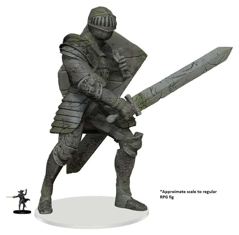 D&D Icons of the Realms Premium Miniatur Walking Statue of Waterdeep - The Honorable Knight 28 cm