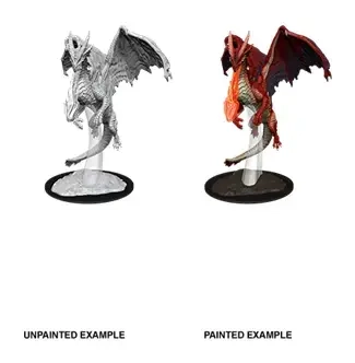 D&D Nolzurs Marvelous Miniatures Young Red Dragon