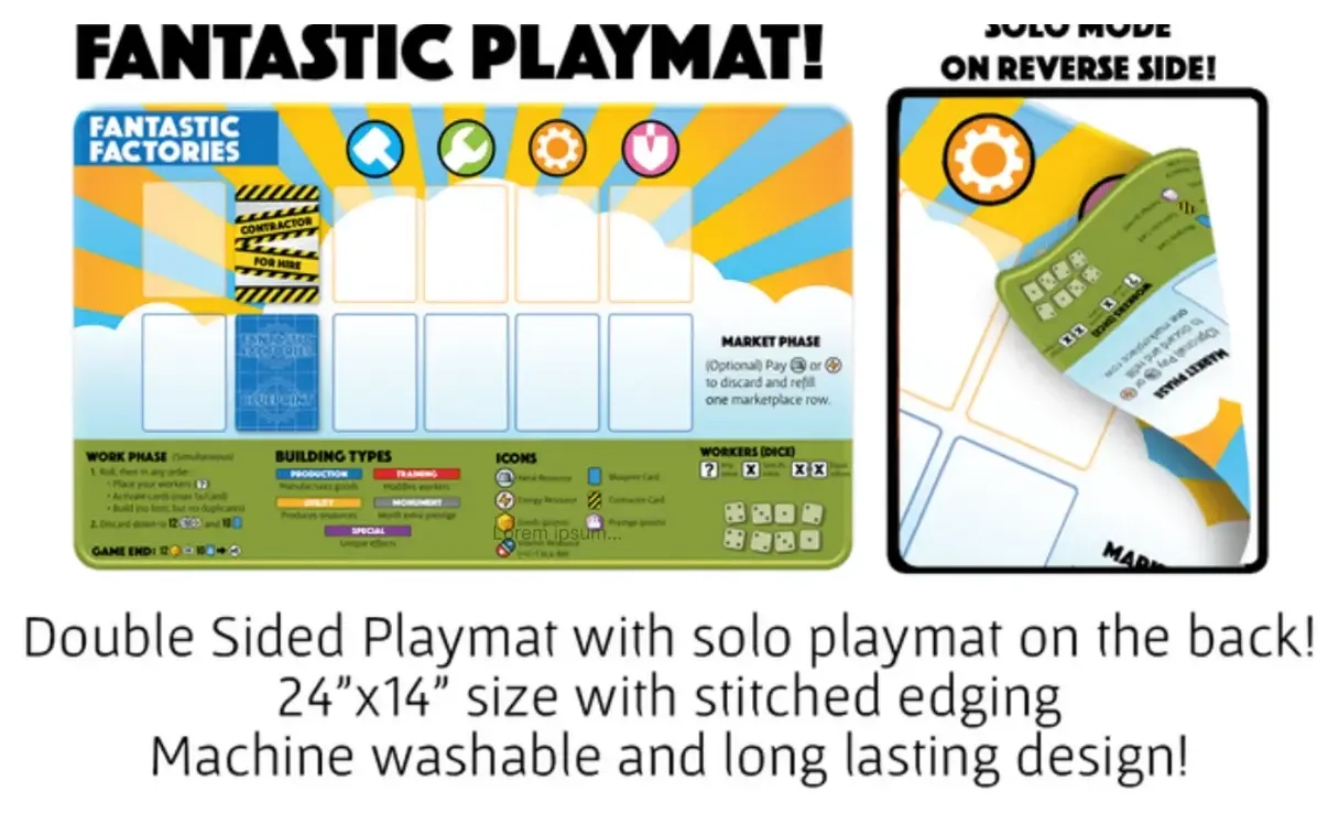 Fantastic Factories: Playmat