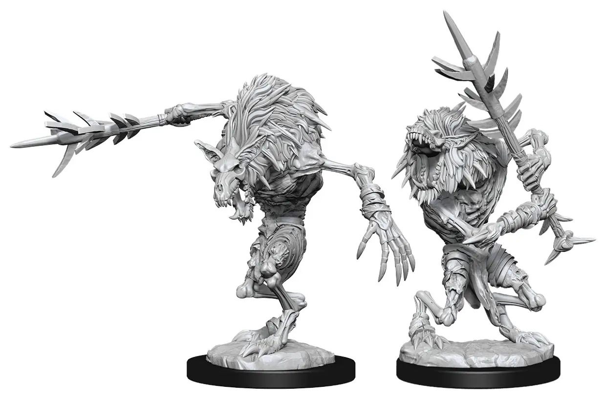 D&D Nolzur's Marvelous Miniatures: Gnoll Witherlings (2 Units) - EN