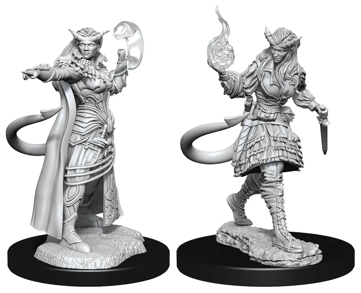 D&D Nolzur's Marvelous Miniatures: Tiefling Sorcerer Female (2 Units) - EN