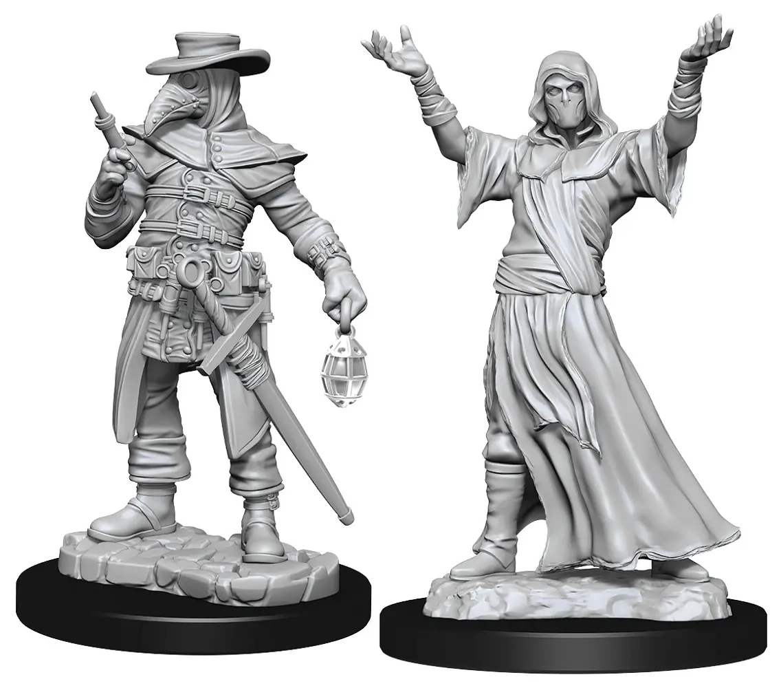 izKids Deep Cuts Miniaturen unbemalt Plague Doctor & Cultist