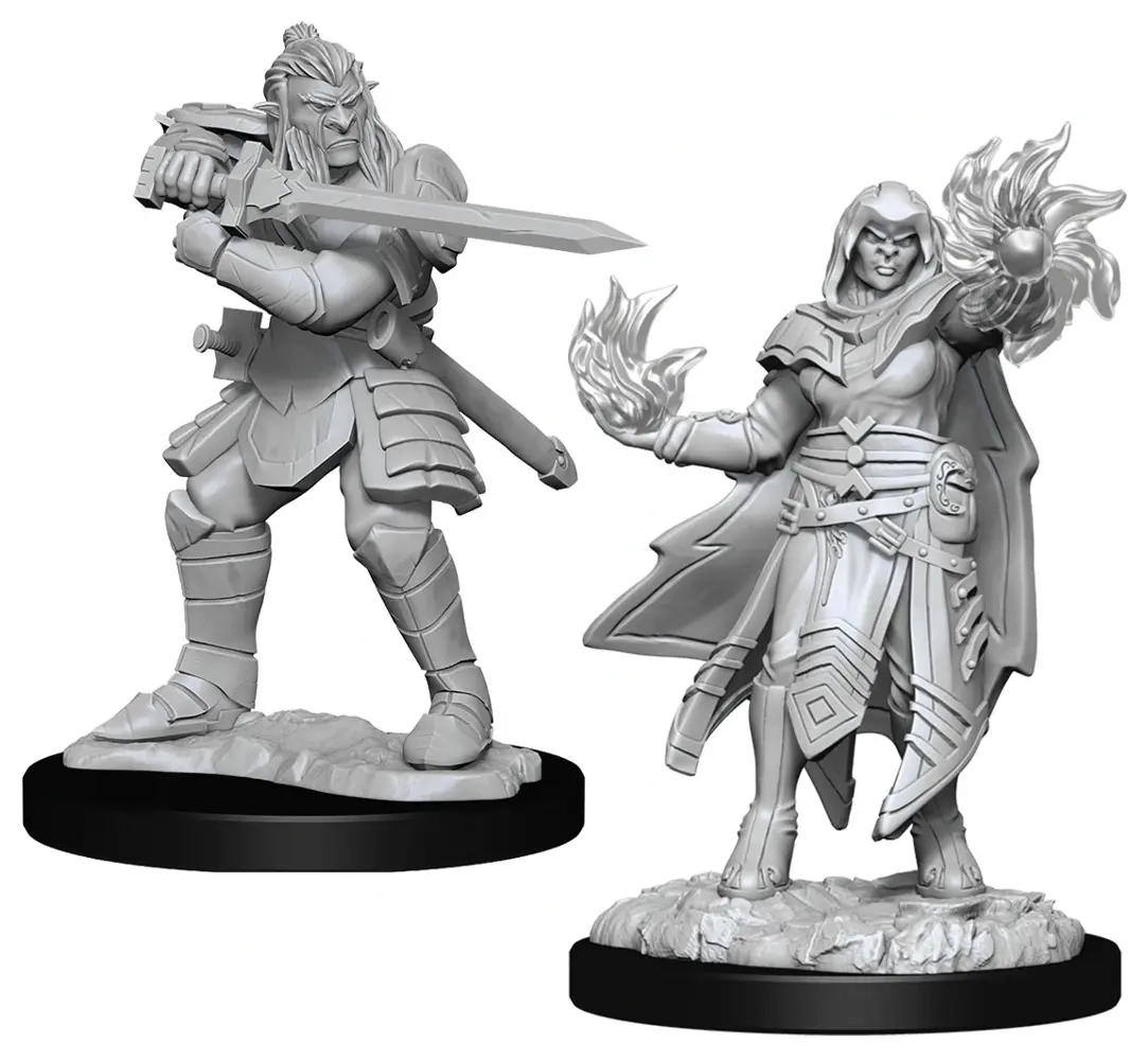 D&D Nolzur's Marvelous Miniatures: Hobgoblin Fighter Male & Hobgoblin Wizard Female (2 Units) - EN