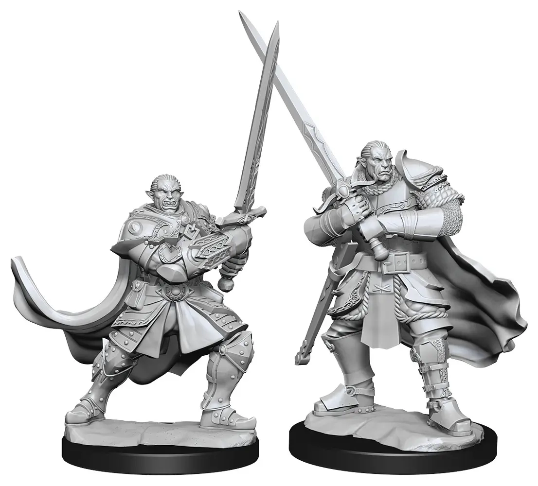 D&D Nolzur's Marvelous Miniatures: Half-Orc Paladin Male (2 Units) - EN