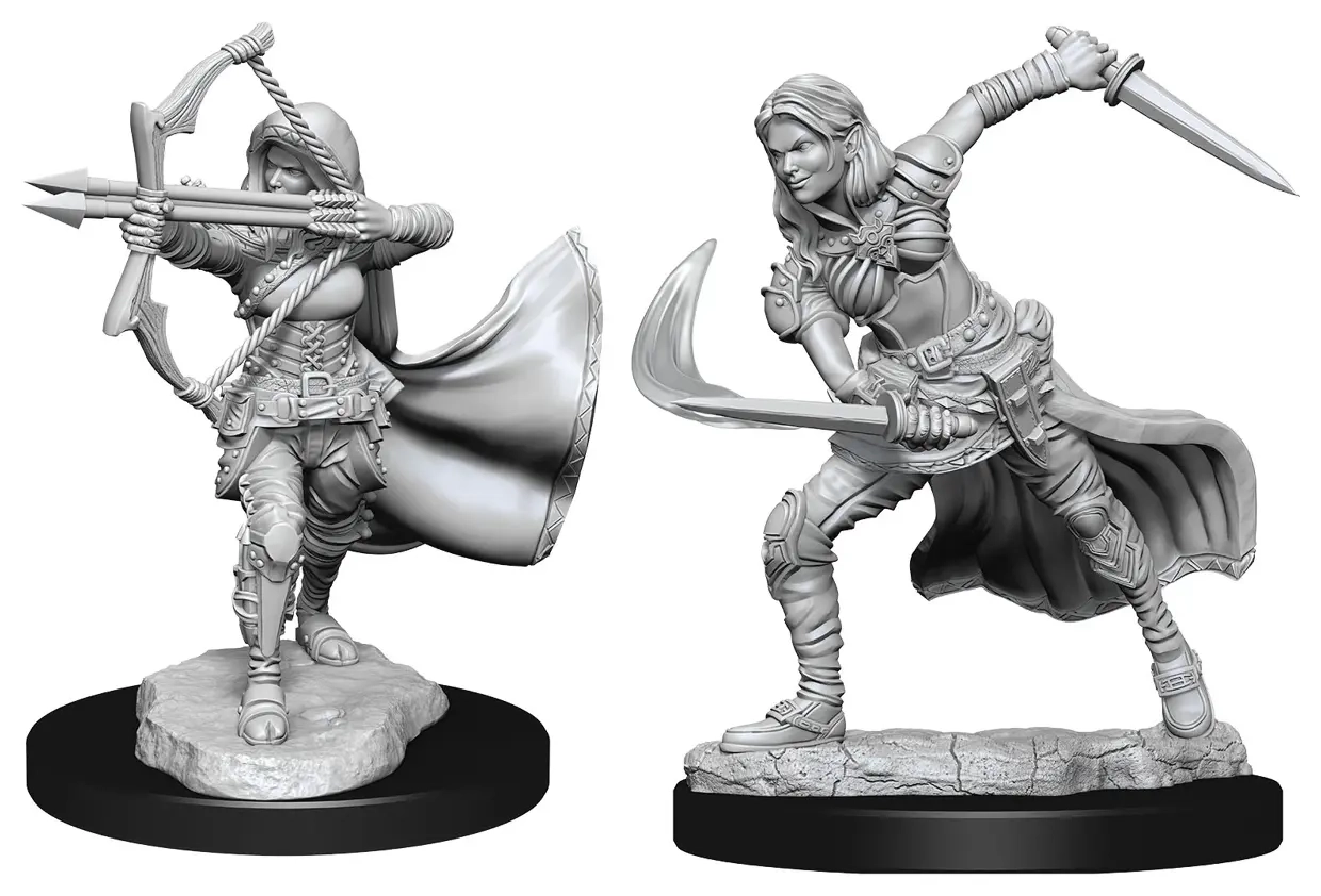 D&D Nolzur's Marvelous Miniatures: Air Genasi Female (2 Units) - EN