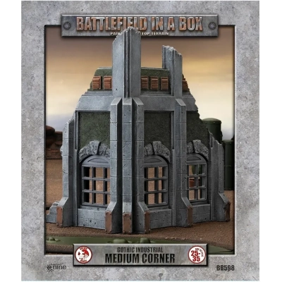 Battlefield In A Box - Gothic Industrial Ruins - Medium Corner