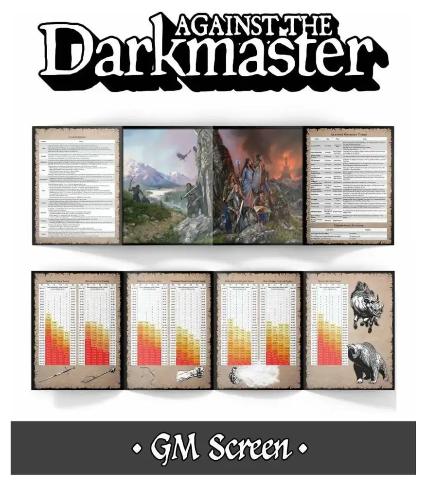 Against the Darkmaster RPG GM Screen and Book - EN