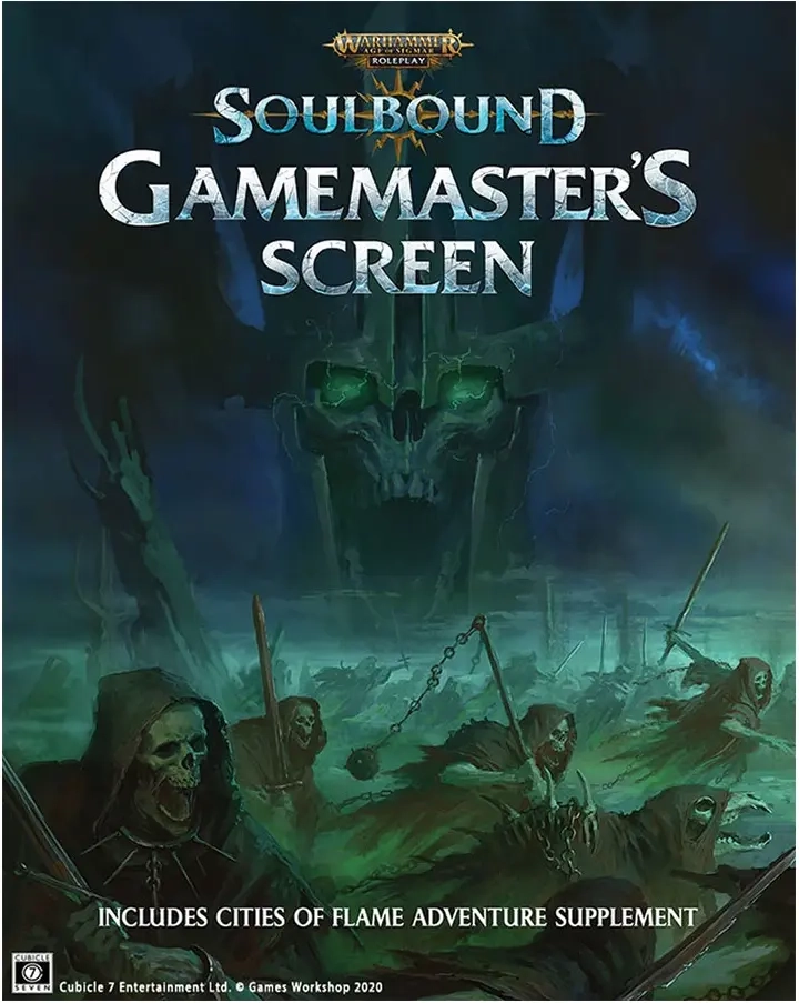 Warhammer Age of Sigmar Soulbound RPG GM Screen