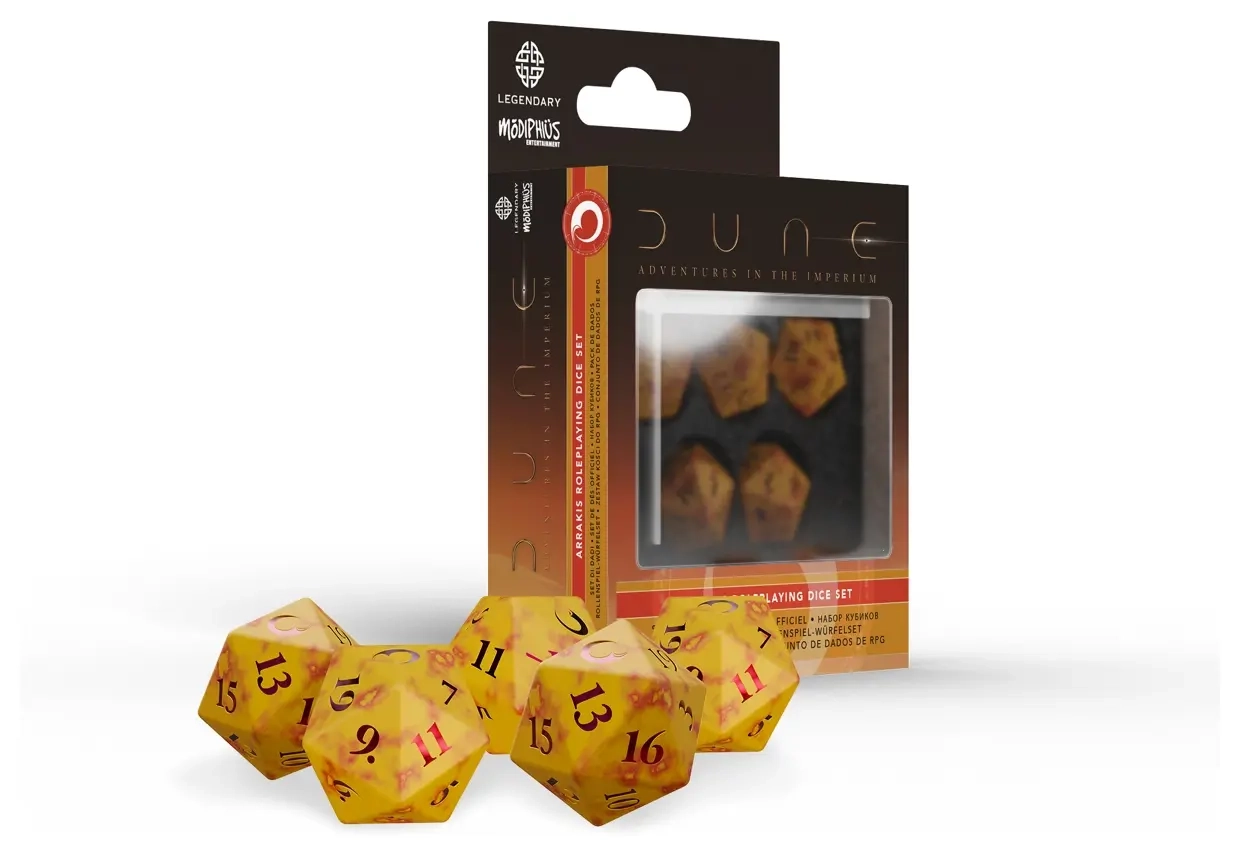 Dune: Adventures in the Imperium Dice Set: Arrakis