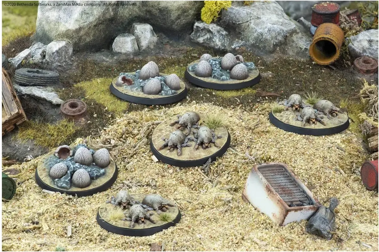 Fallout: Wasteland Warfare - Wasteland Creatures: Mirelurk Hatchlings + Eggs - EN