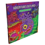 D&D Adventures - Outlined Coloring Book