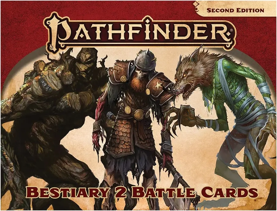 Pathfinder 2.0 Bestiary 2 Battle Cards - EN