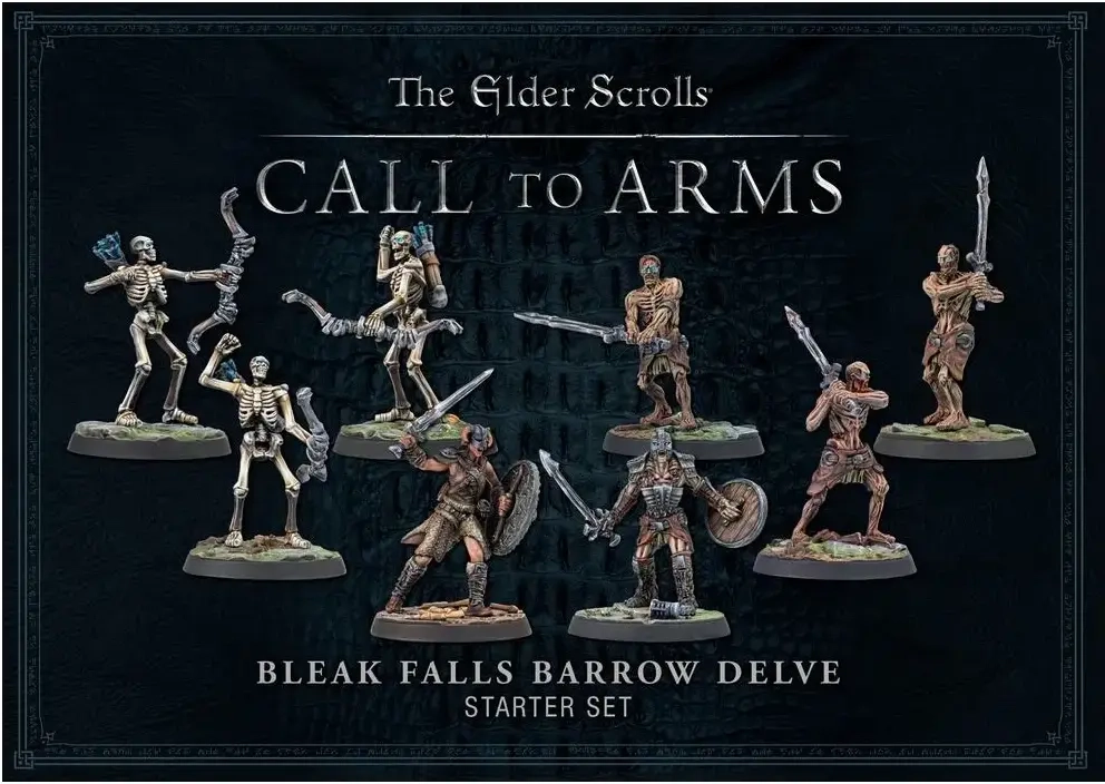 The Elder Scrolls Bleak Falls Barrow Resin Delve Set - EN