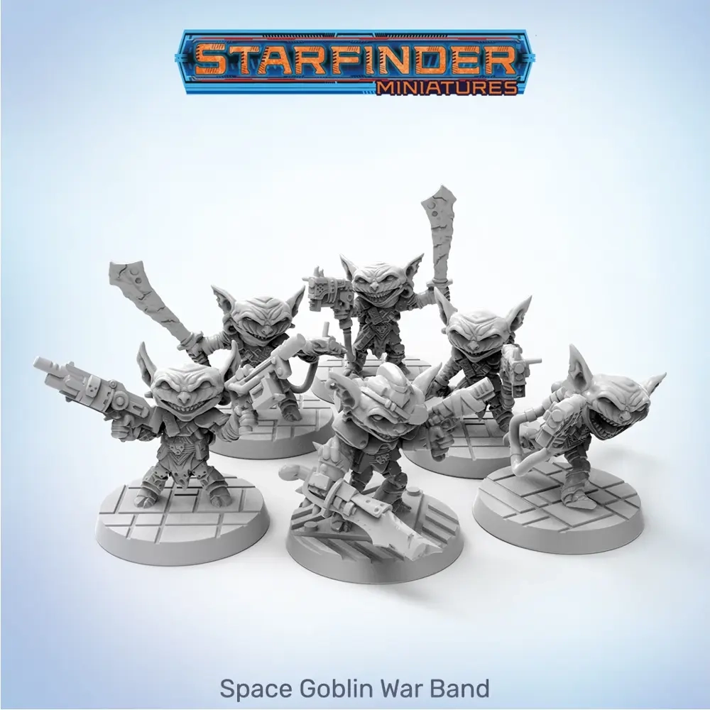 Starfinder Miniatures: Space Goblin War Band - EN