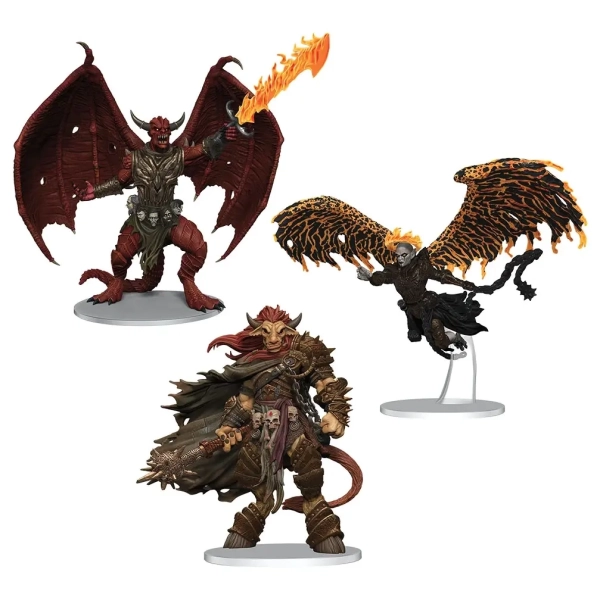 D&D Icons of the Realms Miniaturen vorbemalt Archdevils - Bael, Bel, and Zariel