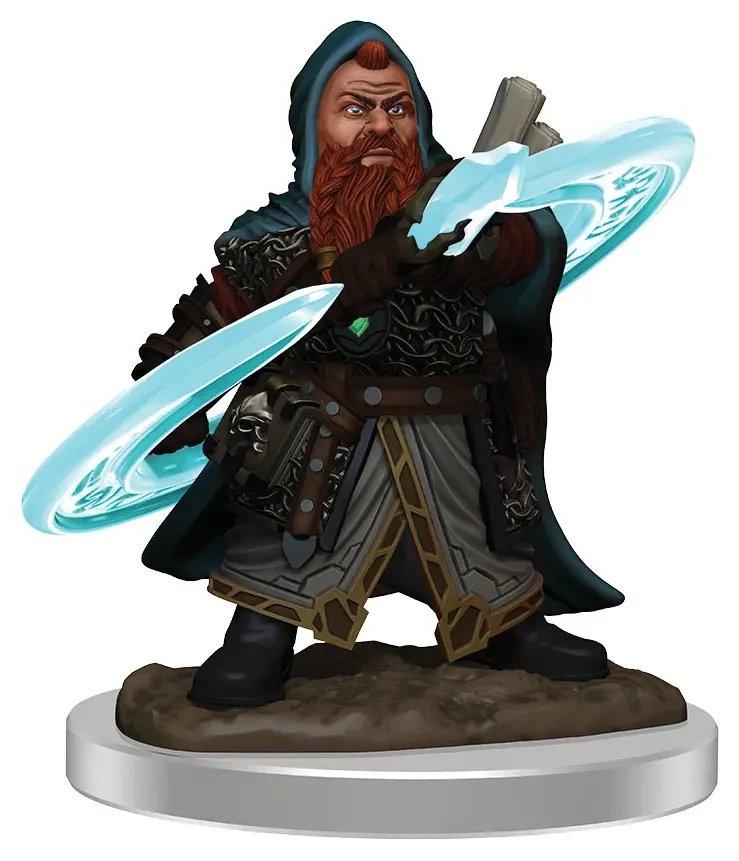 Pathfinder Battles Premium Painted Figure W03 Male Dwarf Sorcerer