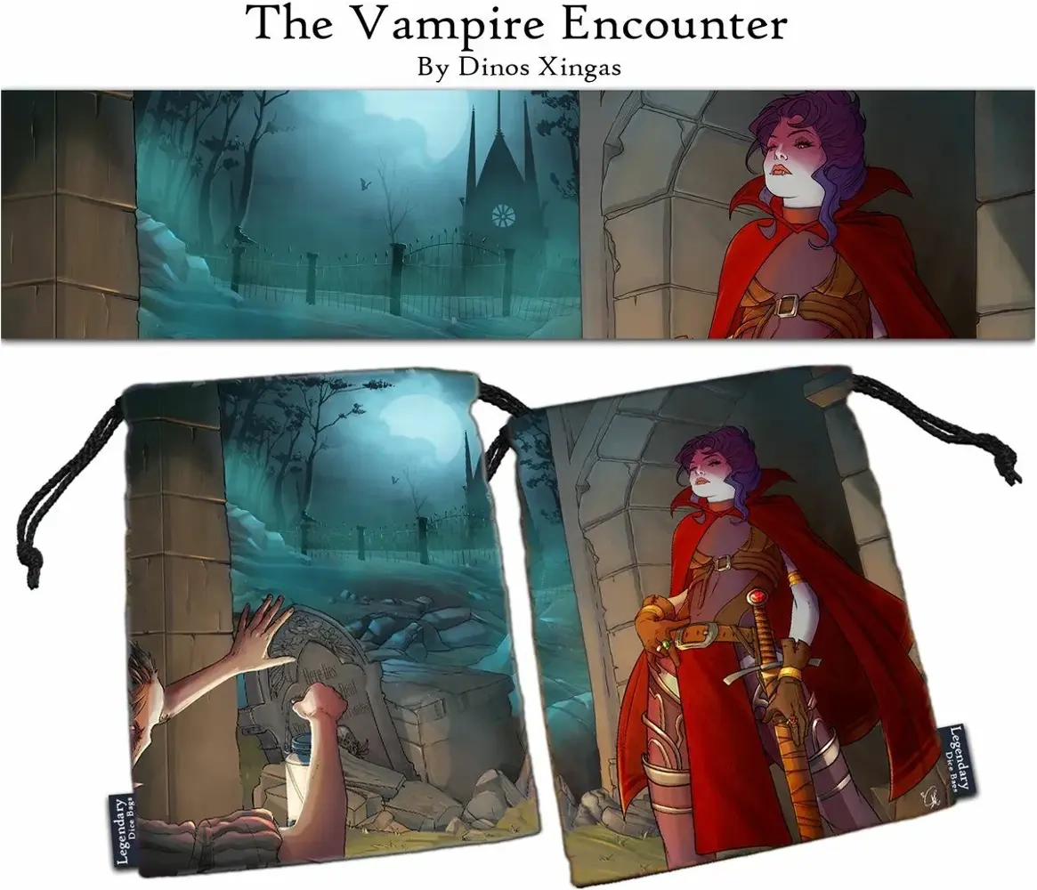 The Vampire Encounter XL Legendary Dice Bag