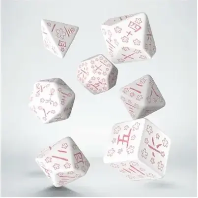 Japanese Dice Set Cherry Blossoms Petals