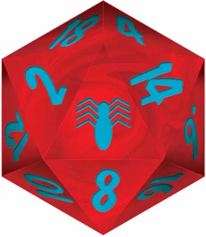 Marvel Spider-Man 36mm 20 Sided Dice