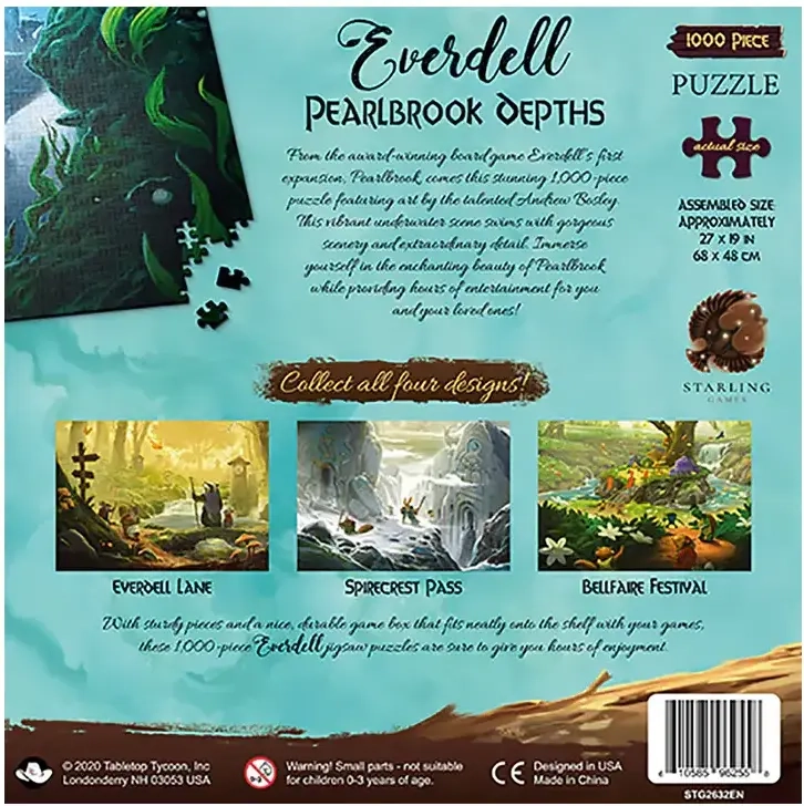 Everdell 1000 Piece Puzzle Pearlbrook Depths