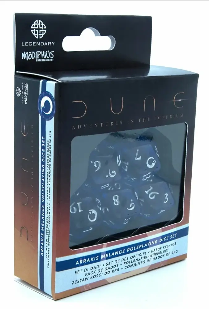 Dune RPG Arrakis Melange Dice Set