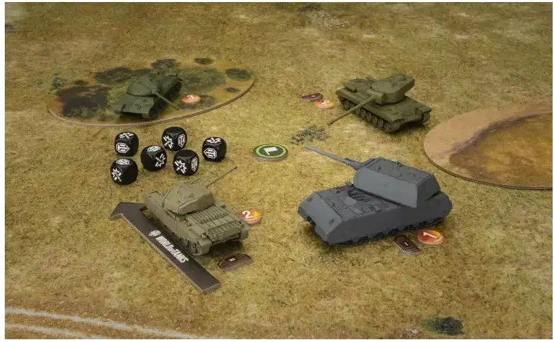 World of Tanks Miniature Game - Startet Set - (Maus, T29, IS-3, Centurion)