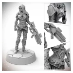 Starfinder Miniatures: Elf Operative - EN