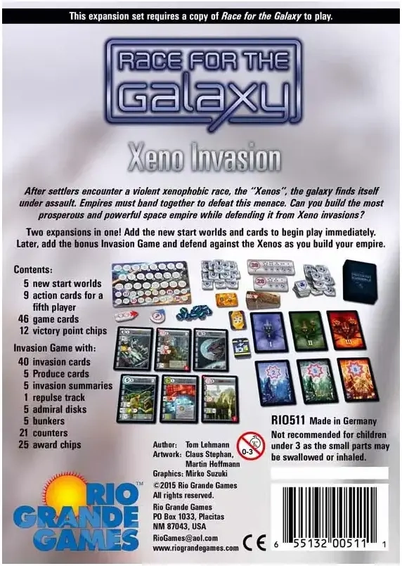 Race for the Galaxy Xeno Invasion - EN - Expansion